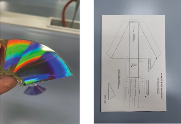 Immagine che contiene arcobaleno, compact disk, arte
Il contenuto generato dall'IA potrebbe non essere corretto.